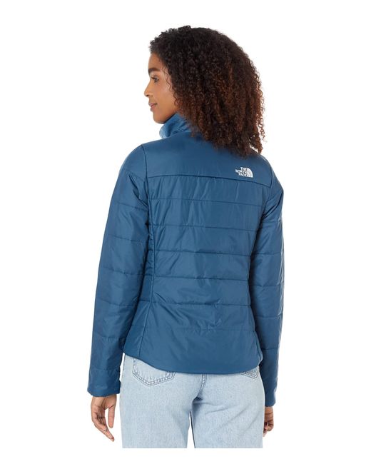 The North Face Flare Jacket in Blue | Lyst