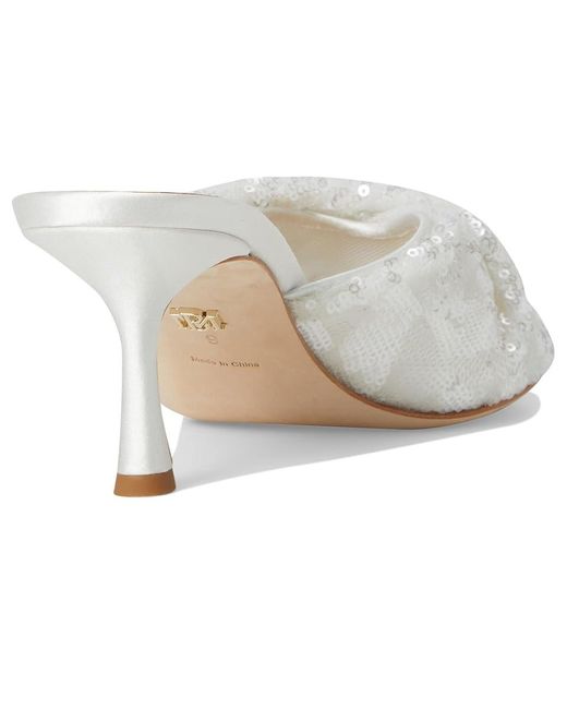 Badgley Mischka White Gailea Sandals, Synthetic