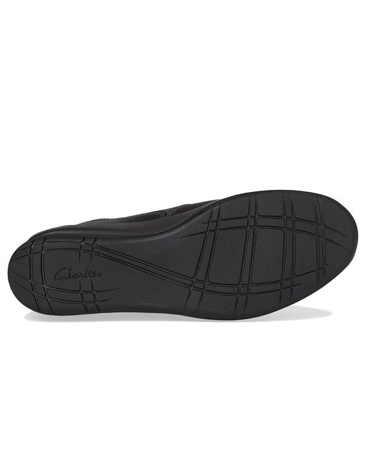 Clarks Suttyn Walk Mocassini Donna – Pelle Blu Navy, Taglia 7 Wide, Comodi E Classici
