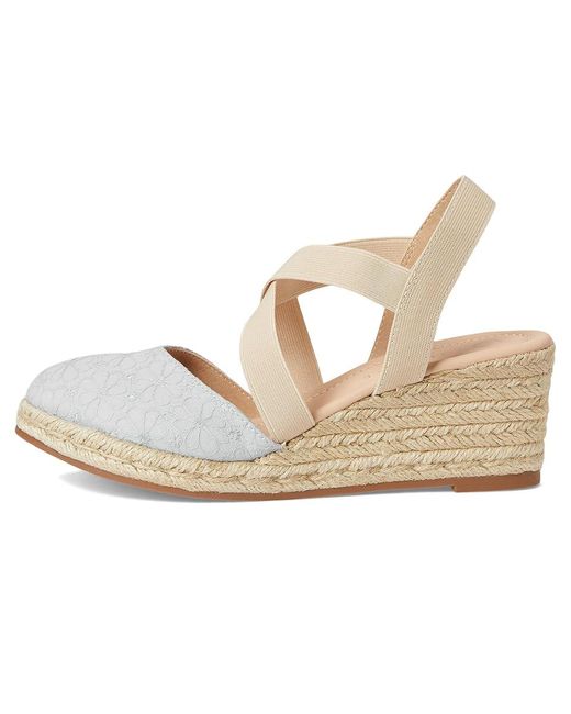 Journee Collection Metallic Ashlee Wedge Shoes, Synthetic
