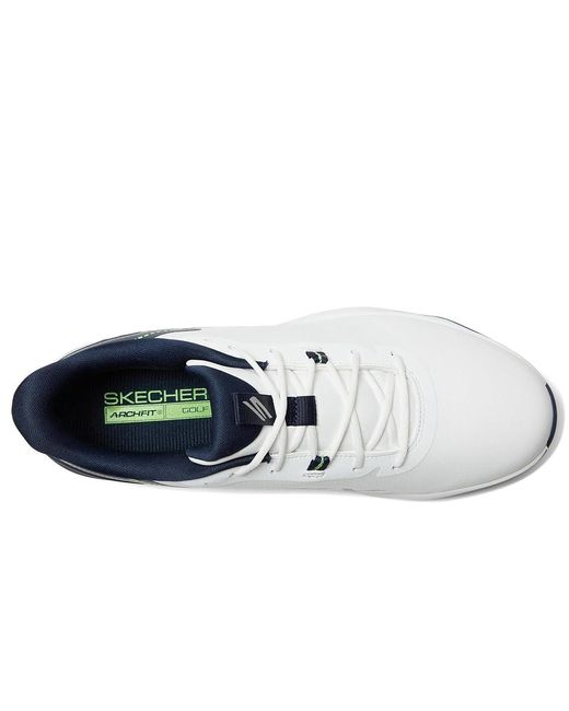 Skechers White Elite Vortex Rival Archfit Golf Shoe Golf Shoes/ 10 D for men