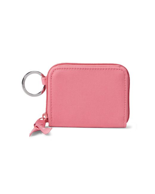 Vera Bradley Cotton Petite Ziparound Wallet With Rfid Protection in
