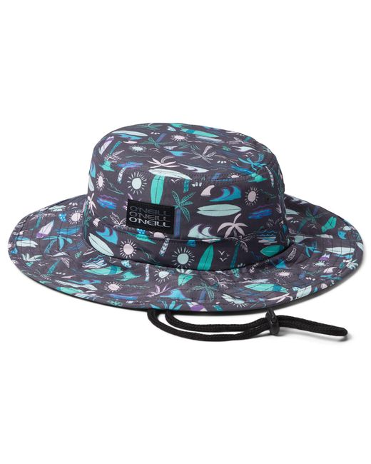 O'neill Sportswear Synthetic Wetlands Print Bucket Hat in Gray for Men