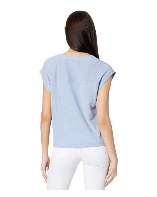Madewell Blue Relaxed V-neck Tee