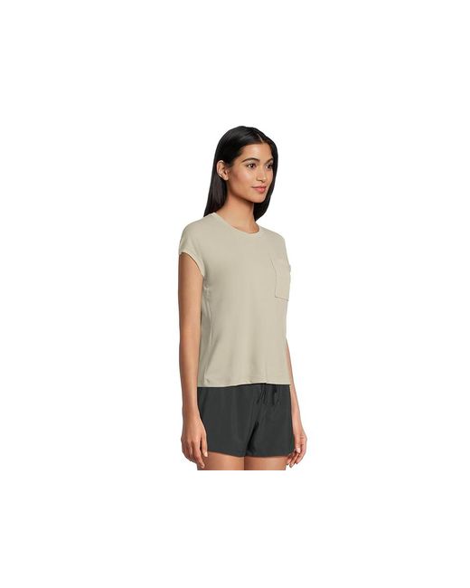 Columbia Black Boundless Trektm Short Sleeve T-Shirts Clothing, Elastane/Polyester