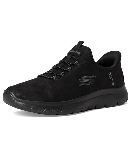 Skechers Black Summits Korlo Hands Free Slip-In Shoes/ 14 D for men