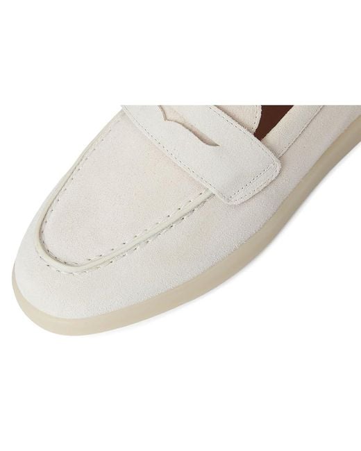 Sperry Top-Sider White Wedge Cupsole Penny Ladies Flat Shoes 10 M (B) Leather
