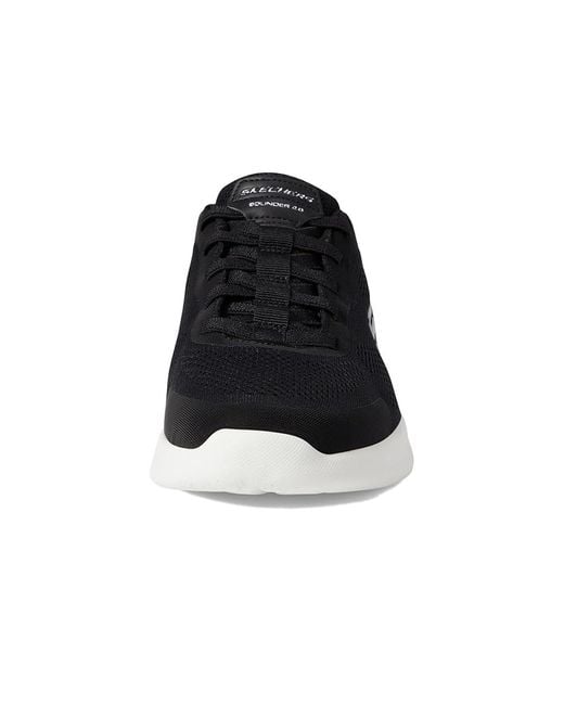 Skechers Black Bounder 2.0 Emerged Hands Free Slip-Ins Shoes/ 7 D for men