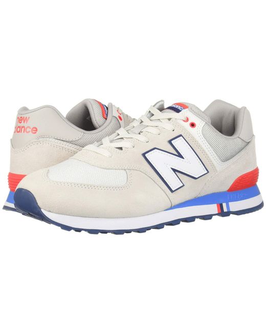 New Balance 574 Summer Shore (nimbus Cloud/energy Red) Men's Classic ...