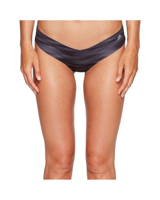 adidas Seamless Underwear Single Thong in Black | Lyst