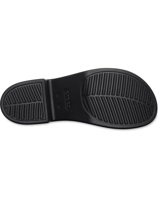 Crocs™ Brooklyn Slide Heel in Black | Lyst