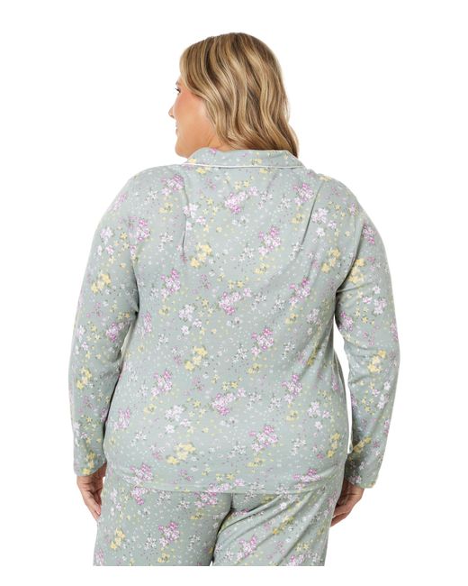 Karen Neuburger Plus Size Gramercy Park Long Sleeve Girlfriend Pj