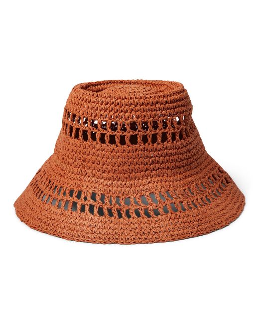 Madewell Brown Lantern Straw Hat