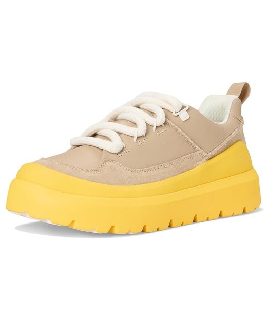 Ugg Metallic Heritage Utility Sneakers Shoes Mustard Seed/Summer Wheat 14 D for men