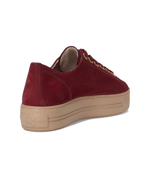 Paul Green Red Bixby Sneakers Shoes