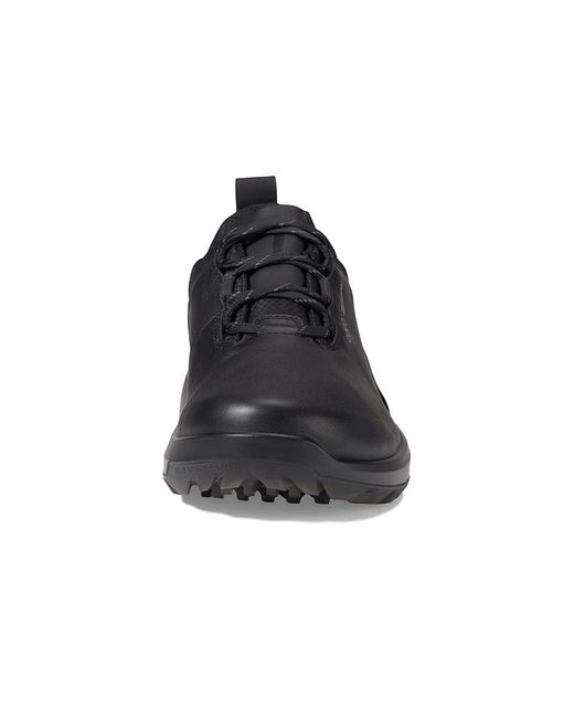 Ecco Black Biom H4 Gore-Tex(R) Waterproof Golf Hybrid ( Cow Leather) Shoes for men