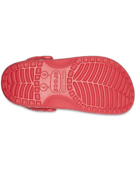 CROCSTM Red Classic Vineyard Vines Holiday Clog (/) Clog Shoes