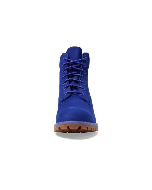 Bright blue timberland boots best sale