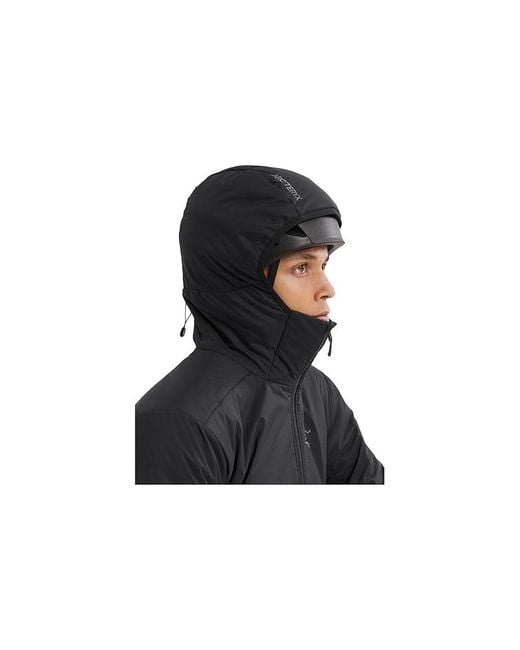 Arc'teryx Black Atom Sv Hoody Coat, Nylon for men
