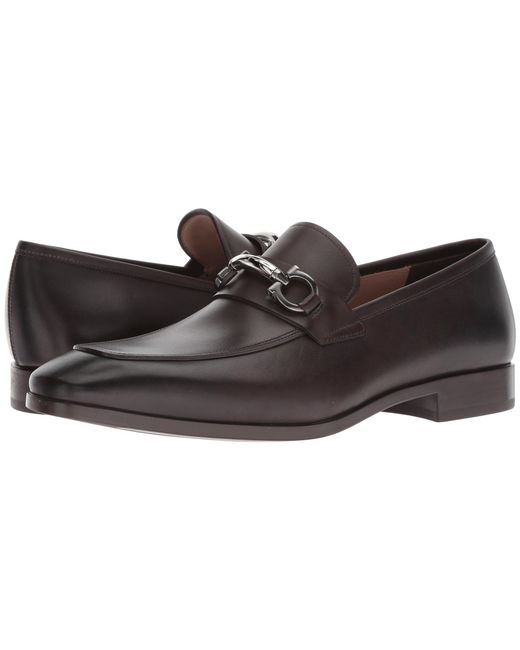 Ferragamo Leather Benford in Dark Brown 