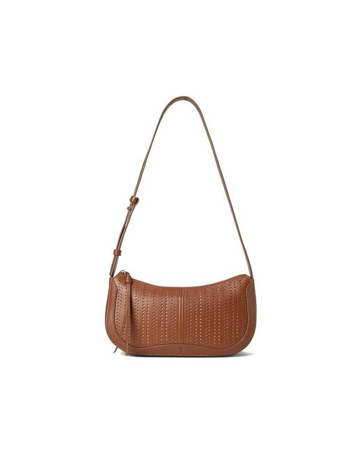 Frye Black Stella Baguette Handbags, Leather