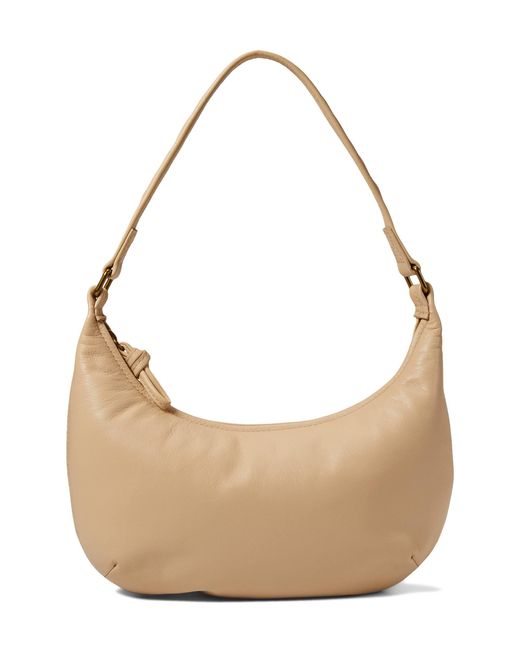 Madewell The Piazza Small Slouch Shoulder Bag in Natural | Lyst