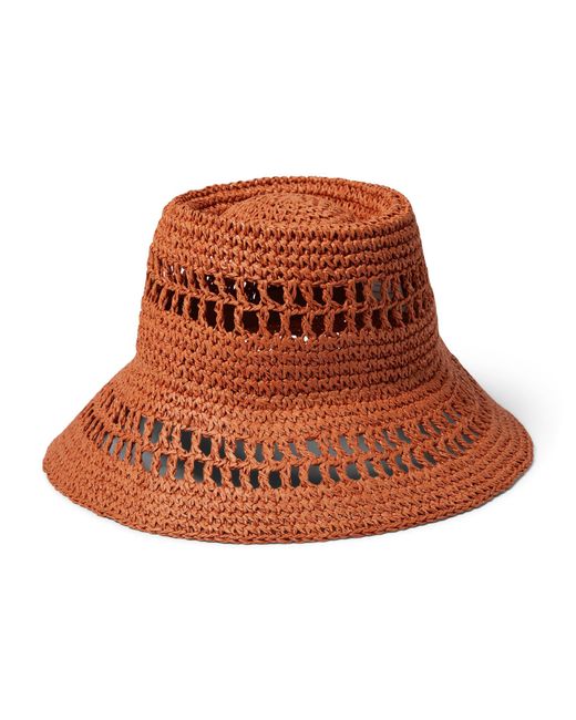 Madewell Brown Lantern Straw Hat