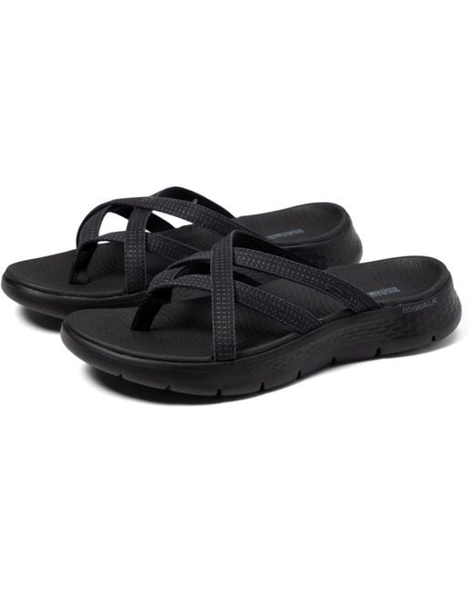 Skechers Black Go Walk Flex Sandal