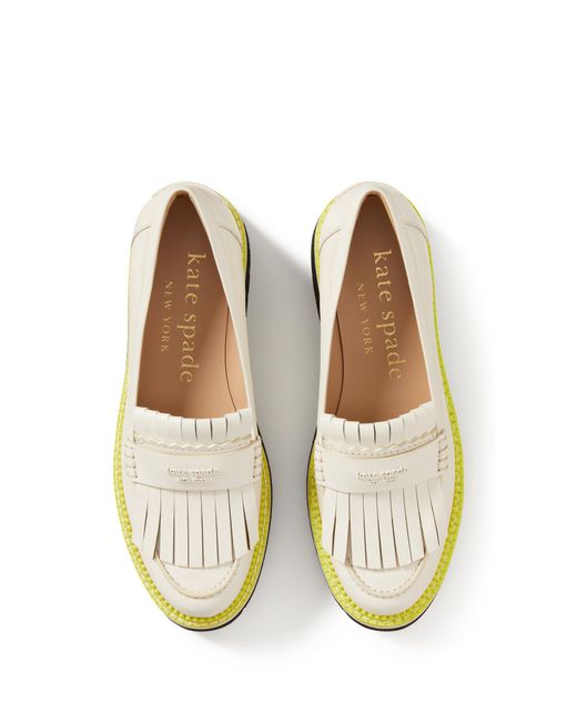 Kate Spade Metallic Caddy Loafers