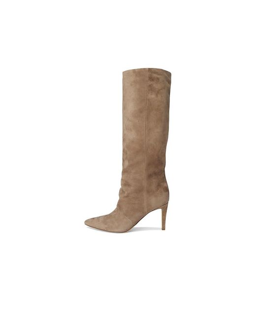 Marc Fisher Black Narysa Boots, Rubber/Suede/Textile