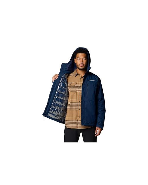 Columbia Blue Hikebound Ii Insulated Jacket Jacket, Polyester for men