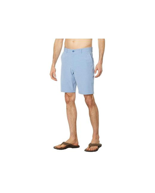 RVCA Black Balance 20 Hybrid Shorts (Nautical) Shorts for men
