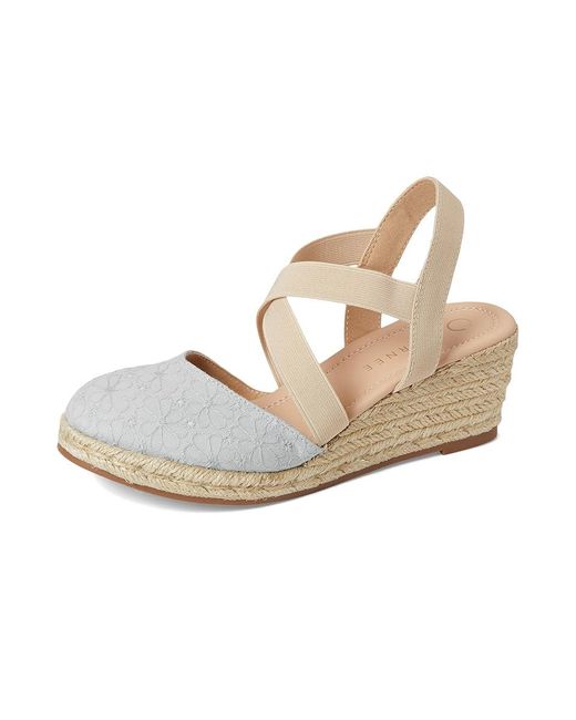 Journee Collection Metallic Ashlee Wedge Shoes, Synthetic