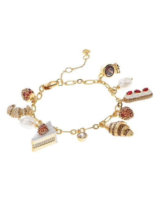Kate Spade Patisserie Charm Bracelet in Metallic Lyst