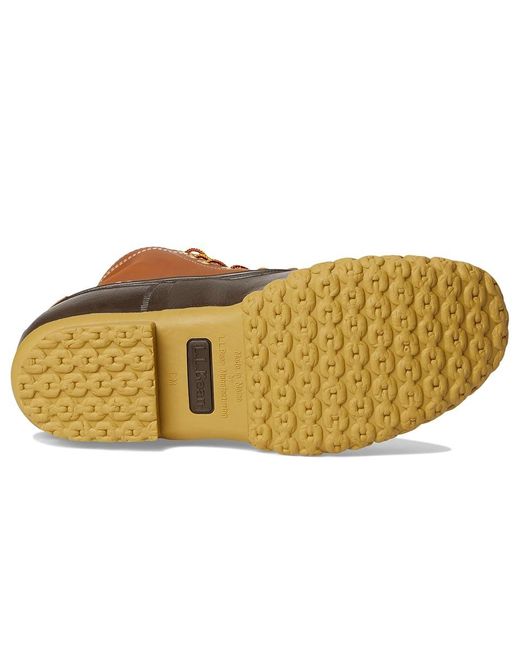 L.L. Bean Brown Bean Boot 8 Snow Shoes Tan/Bean Boot/Gum 7.5 B