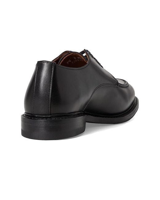 Allen Edmonds Black Rivington Derby Shoes Shoes 8.5 D (M) Leather/Suede for men