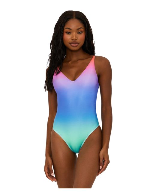 Beach Riot Reese One Piece in Blue Lyst