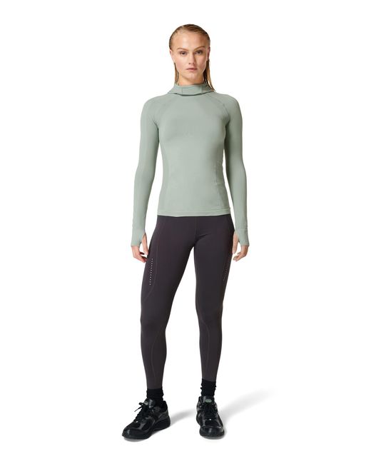 Sweaty Betty Therma Running Leggings in Gray Lyst
