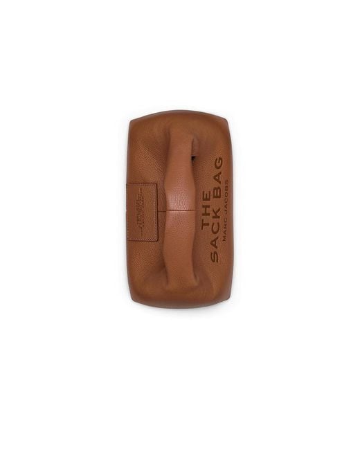 Marc Jacobs Brown The Mini Sack Bag Handbags, Leather