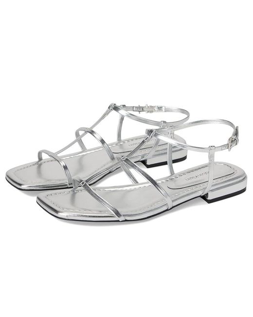 Calvin Klein Metallic Sallia Sandals, Faux Leather