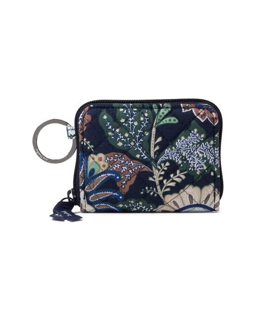 Vera Bradley Cotton Petite Ziparound Wallet With Rfid Protection in