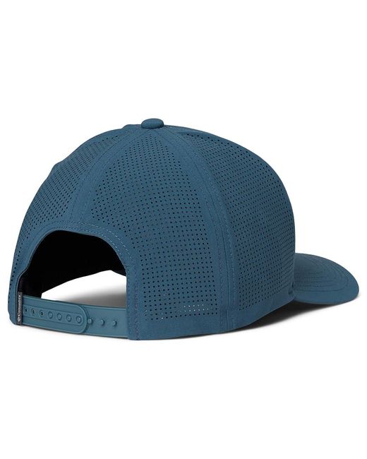 Columbia Blue Mountaincap 3D Stretch Snap Back Beanies, Elastane/Polyester