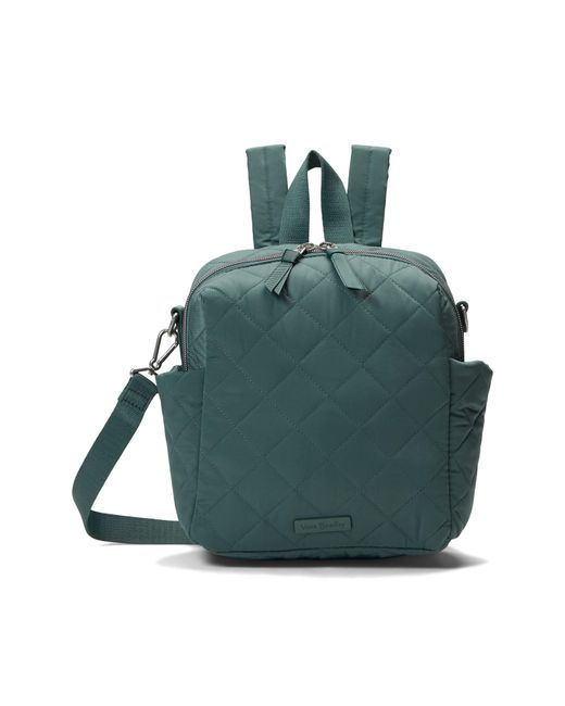 Vera Bradley Synthetic Performance Twill Convertible Small Backpack in