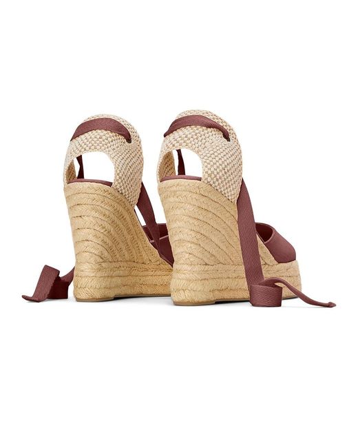 Soludos Brown Platform Wedge Espadrille (Castano) Sandals