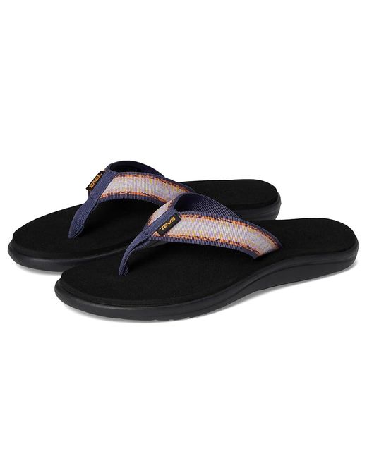 Teva Black Voya Flip Sandals 7 B