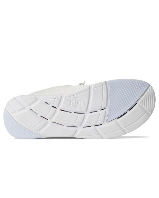 HeyDude White Wendy Hey2O Mesh Flat Shoes