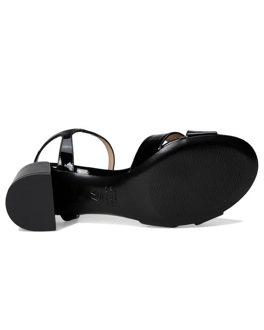 Stuart Weitzman Black Dayna Block 50 Wedge Shoes, Leather