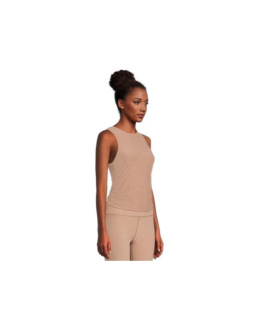 Beyond Yoga Black Featherweight Your Fit Shirred Tank Top Clothing, Elastane/Polyester