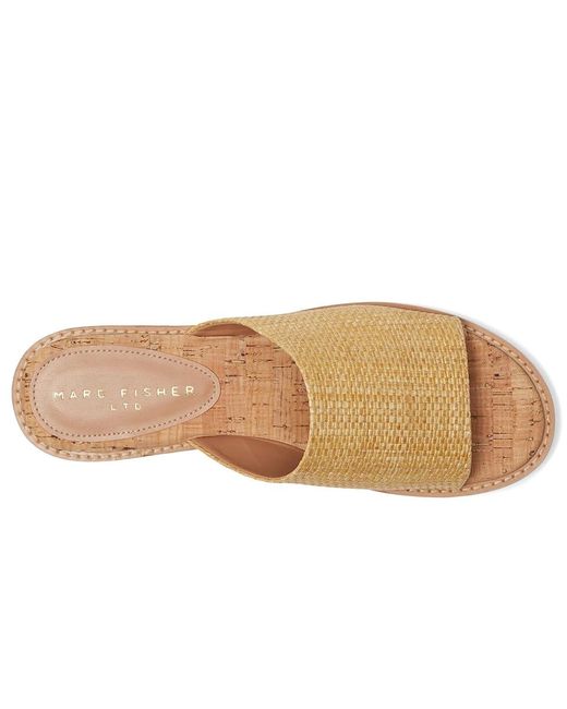 Marc Fisher Natural Grayce Dress Sandals, Synthetic