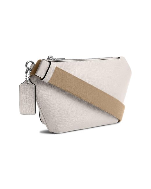 COACH Belt Bag In Crossgrain Leather in White for Men Lyst